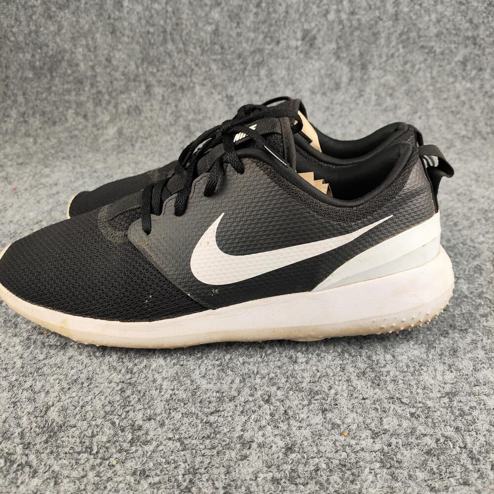 Nike Roshe G Shoes Mens Size 9.5 Black Mesh Spikeless Golf Sneakers AA1837-101